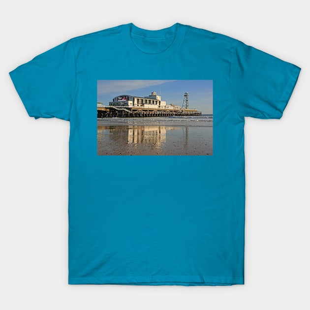 Bournemouth Pier, January 2024 T-Shirt by RedHillDigital